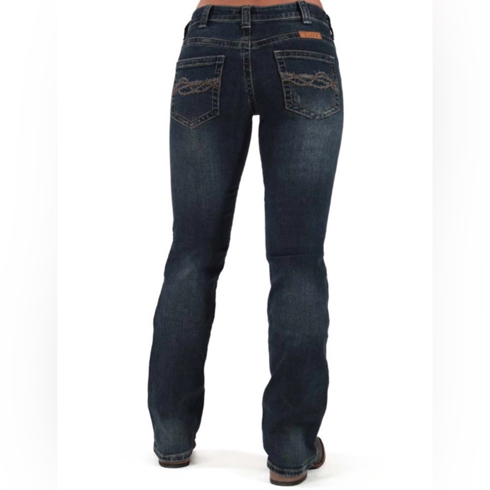 Cowgirl Tuff Women’s Dark Wash Bootcut Jeans - Picture 5 of 15
